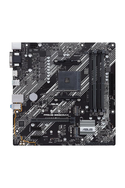 ASUS Tarjeta Madre Prime B550M-K PCIe 4.0 M.2 HDMI VGA DVI USB 3.1