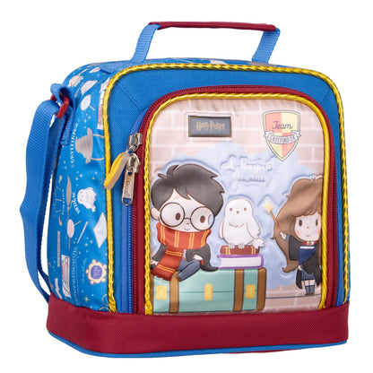 Ruz Lonchera Infantil | Harry Potter | 100% Poliéster Capacidad 3 Litros | Lonchera Escolar para niños y niñas con Compartimento Principal Amplio y Práctico Cierre de Cremallera
