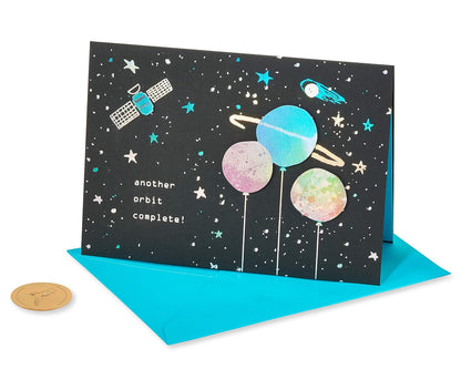Papyrus Tarjeta de cumpleaños espacial (Orbit Complete), 1, 6464497
