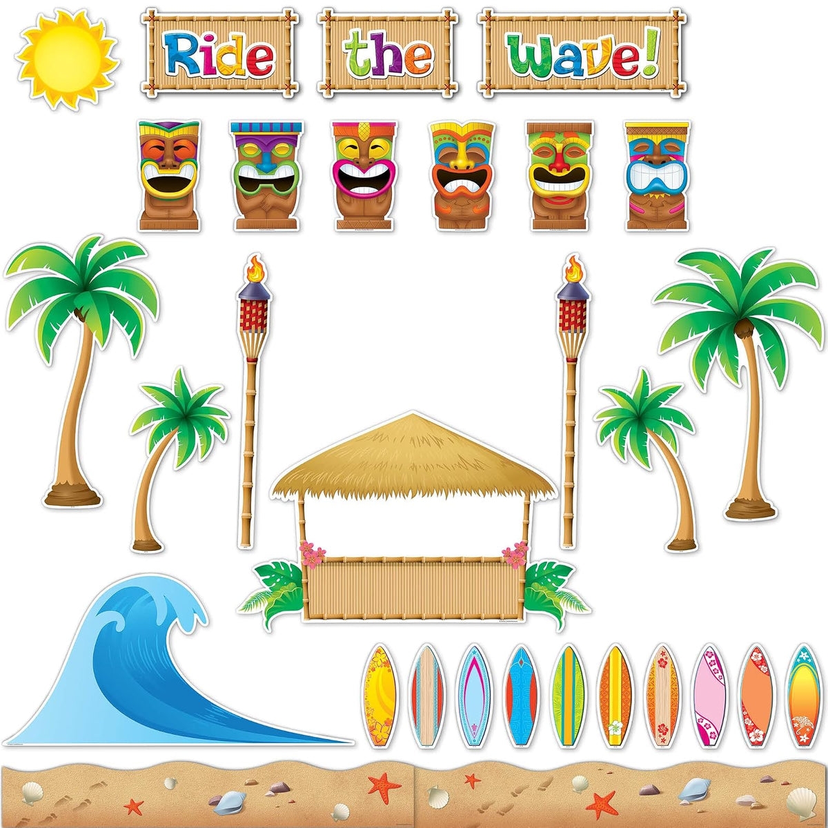 Teacher Created Resources Surfs Up Bulletin Board (5517)