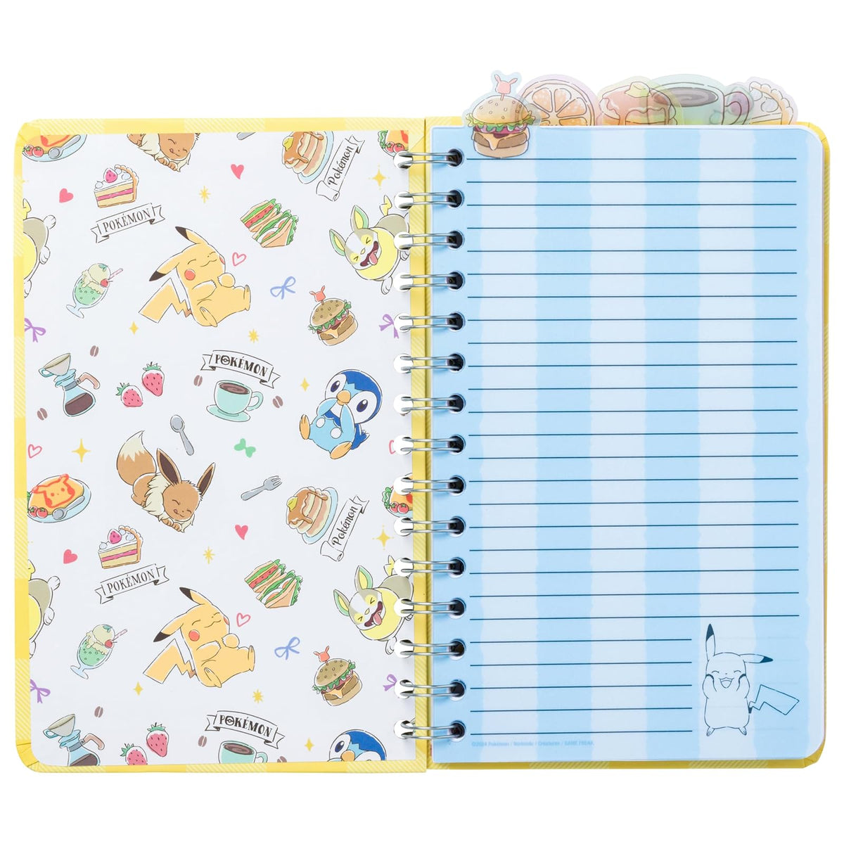 Silver Buffalo Cuaderno Espiral Pokémon 8 x 5 Pulgadas