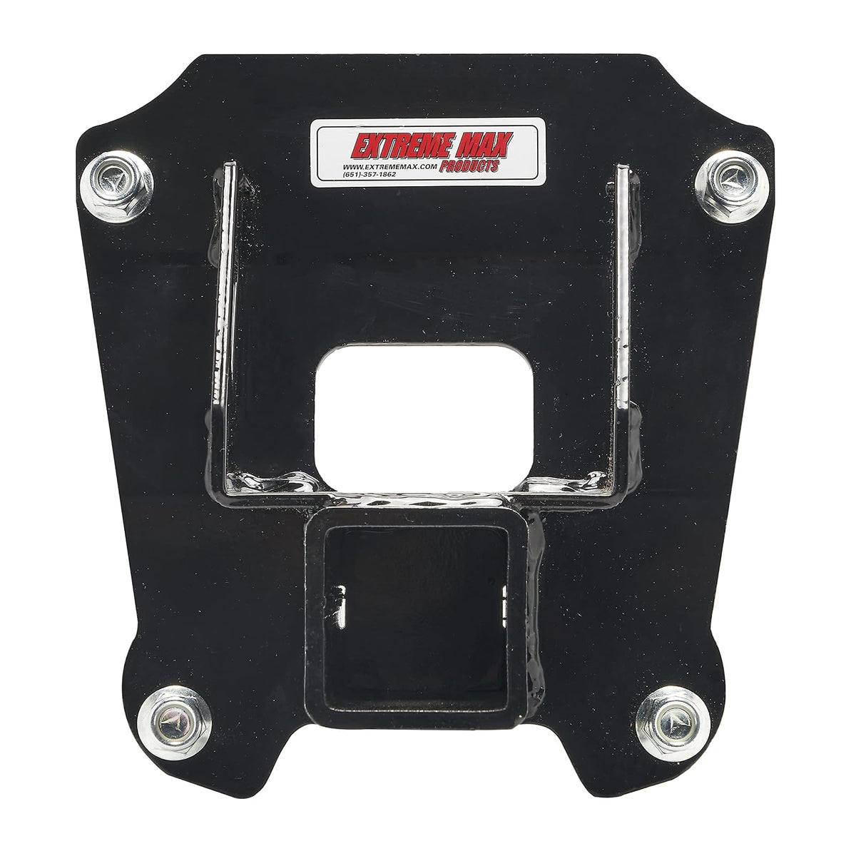 Extreme Max Receptor Trasero de 2 Pulgadas para Honda Talon, Negro
