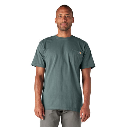 Dickies Playera de Manga Corta Cuello Redondo Heavyweight para Hombre - XL - Lincoln Verde