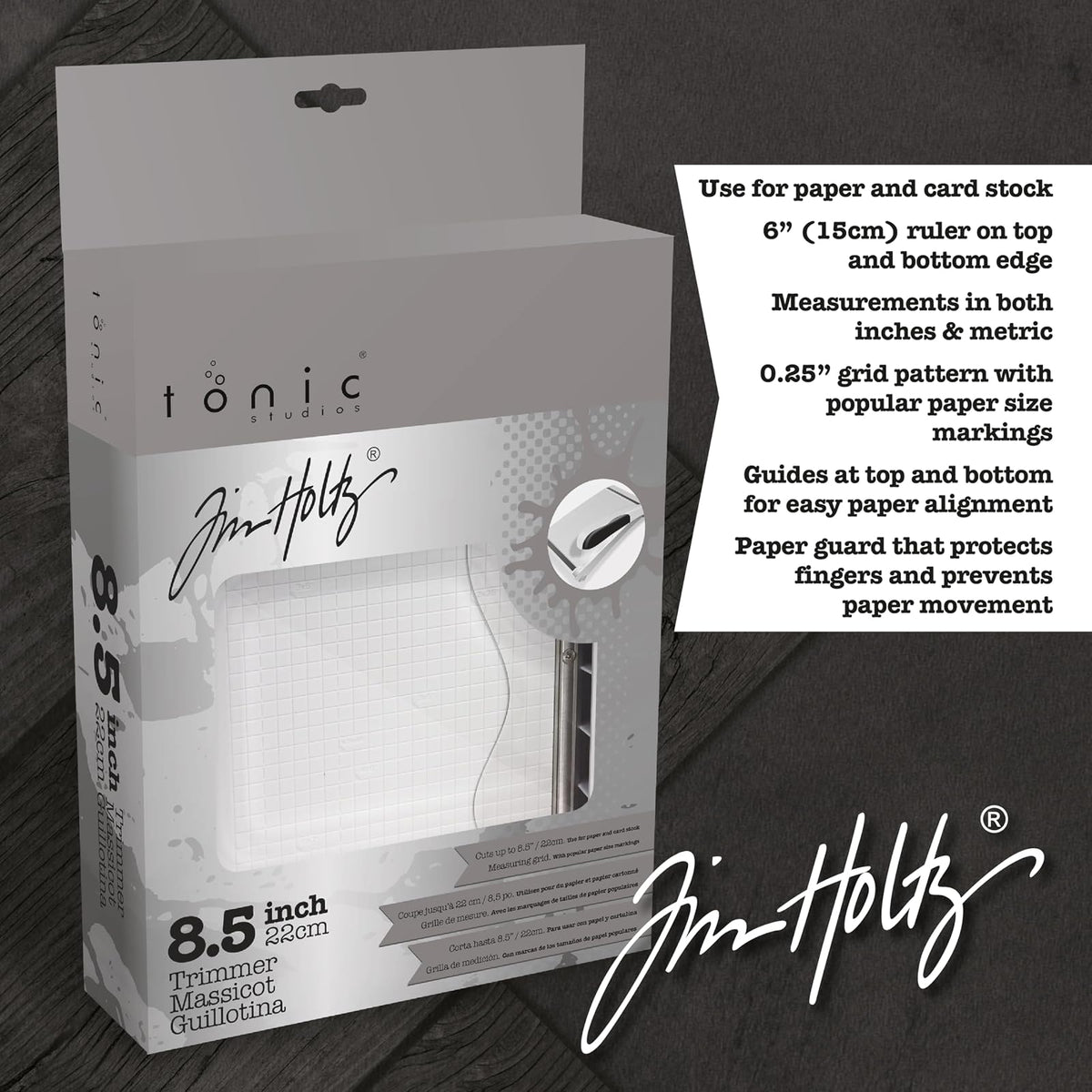 Tonic Studios Tim Holtz Comfort - Cortadora de papel (21,6 cm)