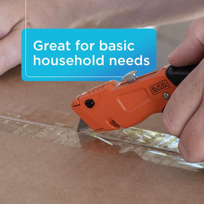 beyond by BLACK+DECKER Cuchillo utilitario, retráctil, hoja de cambio rápido, paquete de 2 (BDHT1039495APB)