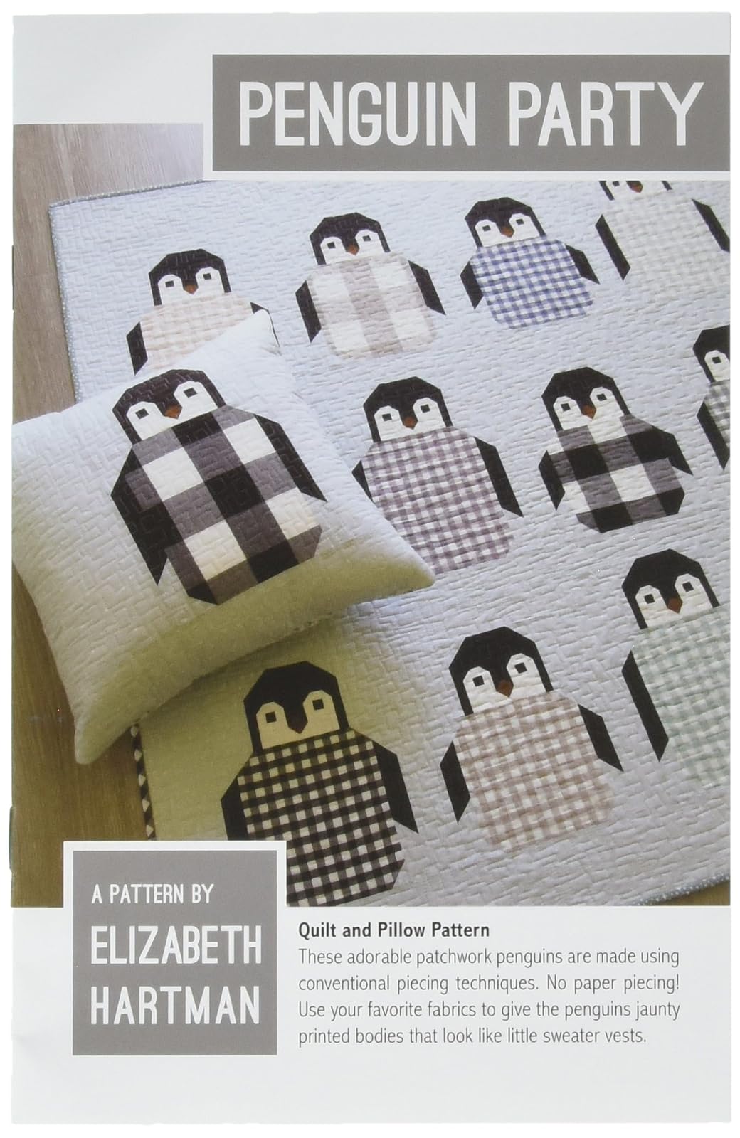 Patrón de pingüino de Elizabeth Hartman