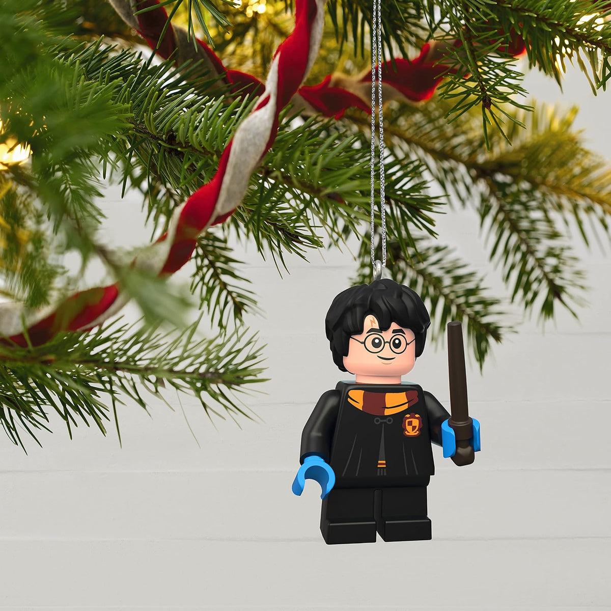Hallmark Keepsake Adorno de Navidad en Miniatura 2022, Harry Potter Lego Minifigura