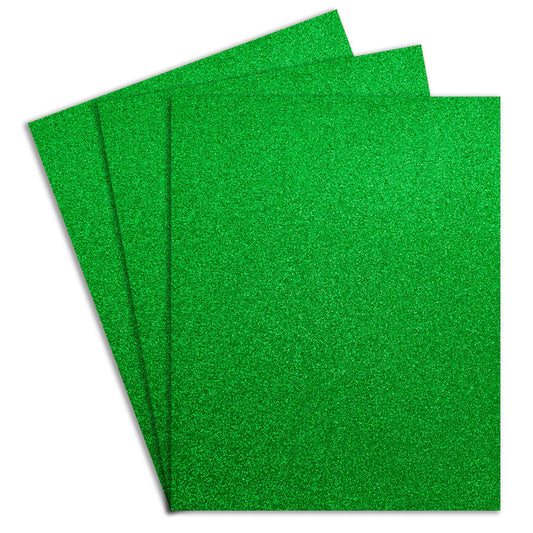 Barrilito Foamy Diamantinado. Tamaño 4 Cartas. 56x43cm. Verde Hoja. FD4C012