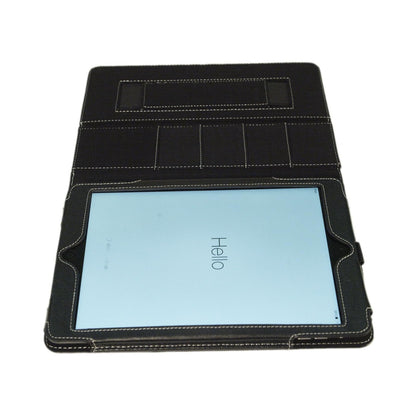 KYASI London All Business - Funda Tipo Libro con Ranuras para Tarjetas ejecutivas para Apple iPad 2, Negro ónice, iPad Air Executive