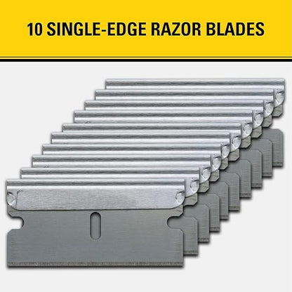 STANLEY Hojas de Repuesto para Raspador, 10 Piezas, 28-510 | Hojas de Repuesto para Raspador, Herramienta de Uso General, 10 Piezas