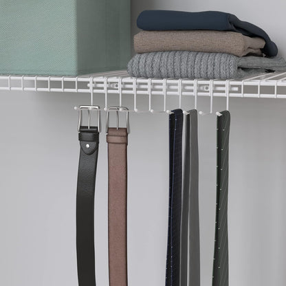 ClosetMaid - 71008 Perchero versátil para corbatas y cinturones, blanco
