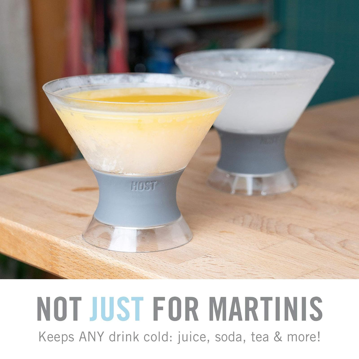 Martini congelación tazas de enfriamiento, Martini Freeze, Transparente, 1