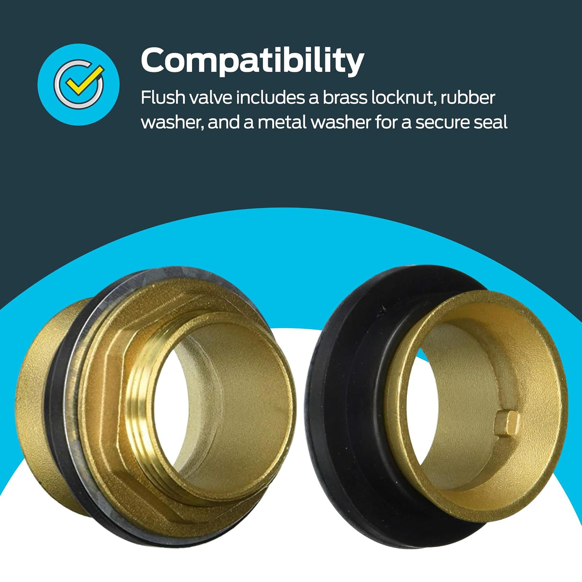 Eastman 40143 - Anillo de cera para inodoro, 3,81cm, Brass
