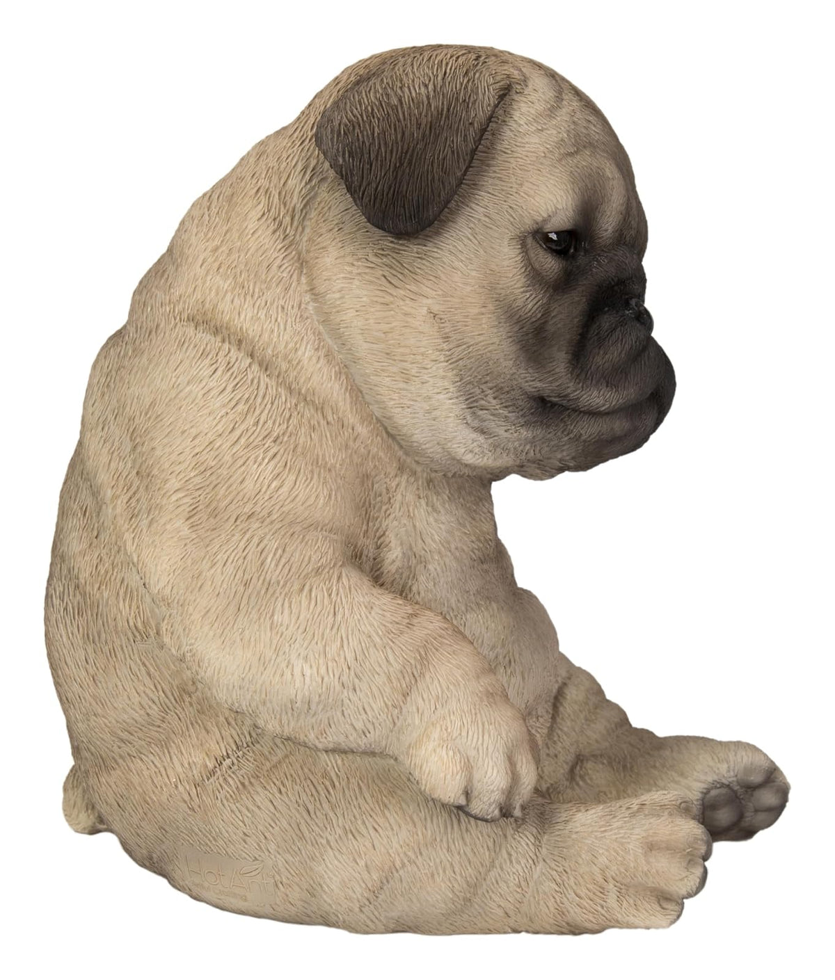 Hi-Line Gift Ltd. Sleepy Pug - Estatua de Cachorro Sentado