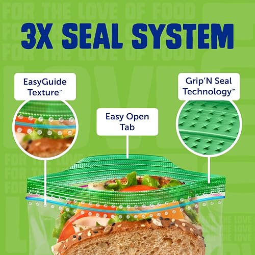 Ziploc Sandwich Bags, XL, 3 Pack, 30 ct