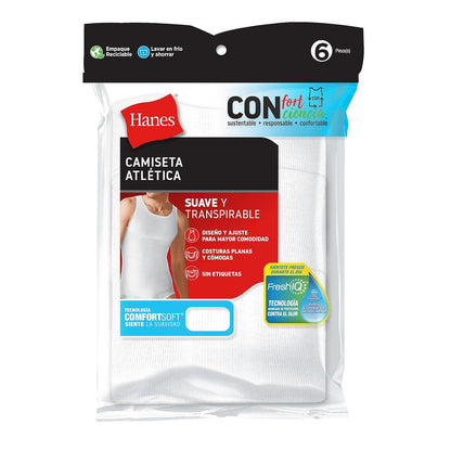 Hanes Camiseta de Tirantes, Paquete de 5 piezas