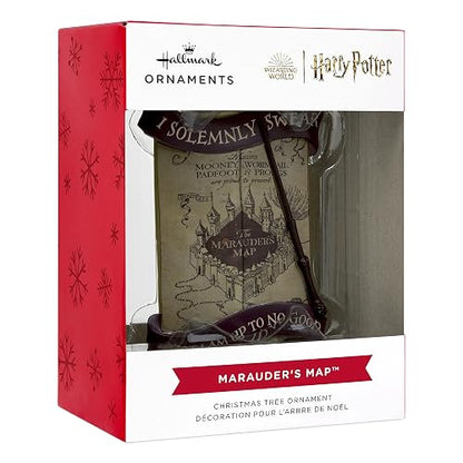 Hallmark Adorno navideño con Mapa del merodeador de Harry Potter