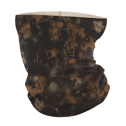 Carhartt Force UPF 50+ Polaina de Cuello para Todas las Estaciones - Talla Única - Estampado de camuflaje en acuarela - café - café Oscuro