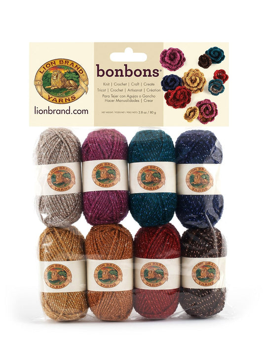 Lion Brand Yarn Company 1 Pieza Bonbons, Party, Multicolor