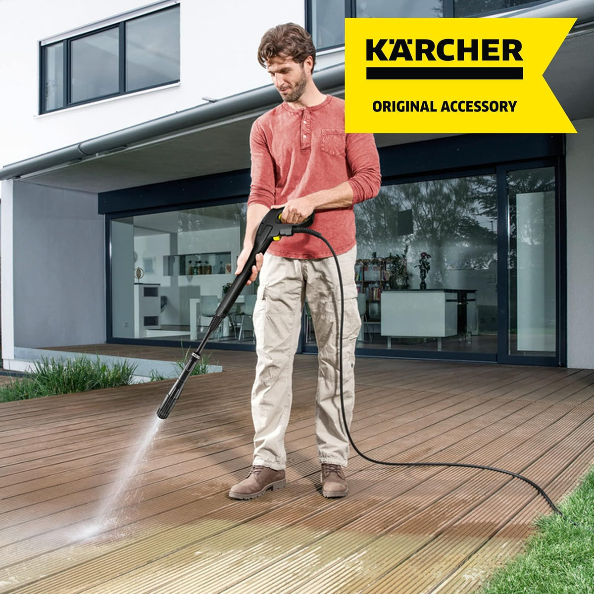 Karcher Kit Pistola, Manguera 7.5m y Conector para hidrolavadora