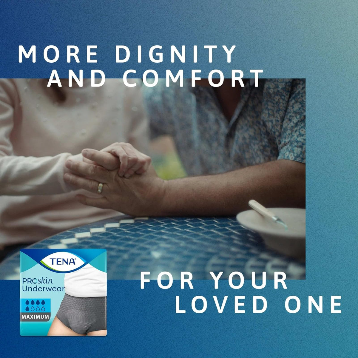 Tena Proskin Maximum Absorbency Incontinence Underwear For Men, S/M, 80 Count