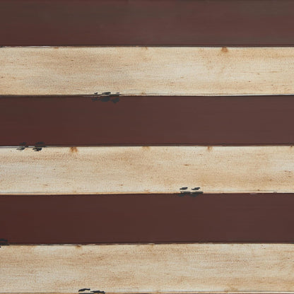 Deco 79 - Decoración de pared de metal clásico, 96,5 x 66 cm, color rojo/blanco/azul
