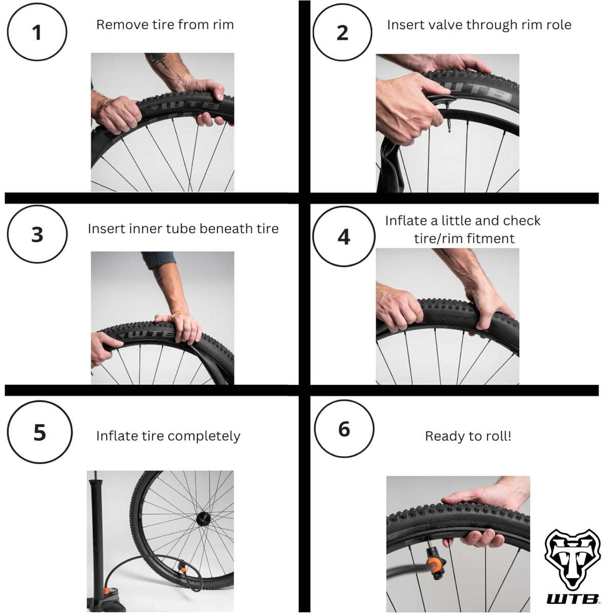 'WTB Presta Mountain Bike Inner Tube, Available in 26'', 27.5'' & 29'' Diameter with 33mm or 48mm Valve, Bicycle Inner Tube, Durable and Lightweight'