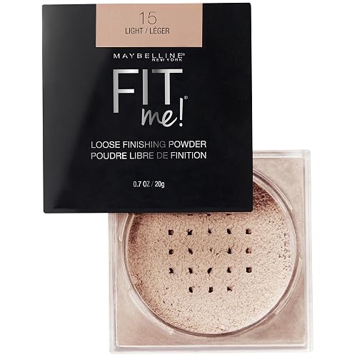 Maybelline Polvo de Maquillaje Fit Me Loose Powder, Tono Light, 20 g