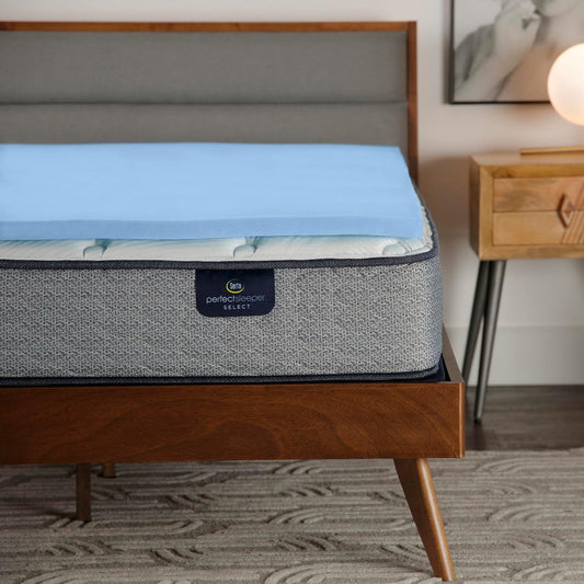 Serta Comfort Cool - Colchón de Espuma viscoelástica, 1.5 Pulgadas, tamaño Individual