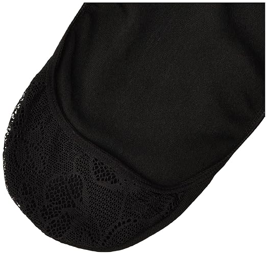 Wilson Calcetines para Mujer Invisibles con Tejido Interior Sin Felpa, Talla Única, Modelo B0415, Contenido: 1 Paquete con 10 Pares de Calcetas para Mujer, Color Negro
