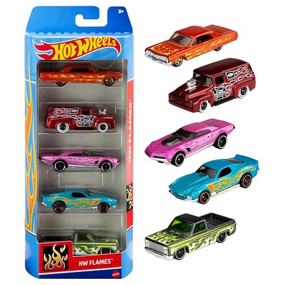 Hot Wheels Paquete Sorpresa 5 Autos Diecast 3+ Años | Coleccionables, tamaño mini