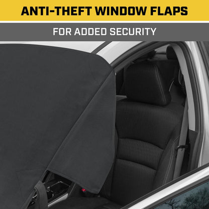 Cat Frost Guard, Toughest Car Windshield Snow Cover for Ice & Sleet, Weatherproof for Winter, Includes Magnetic Anti-Theft, Freeze Protector for Auto Coupe Sedan Truck Van SUV, Wide Size 78"x45" Inch