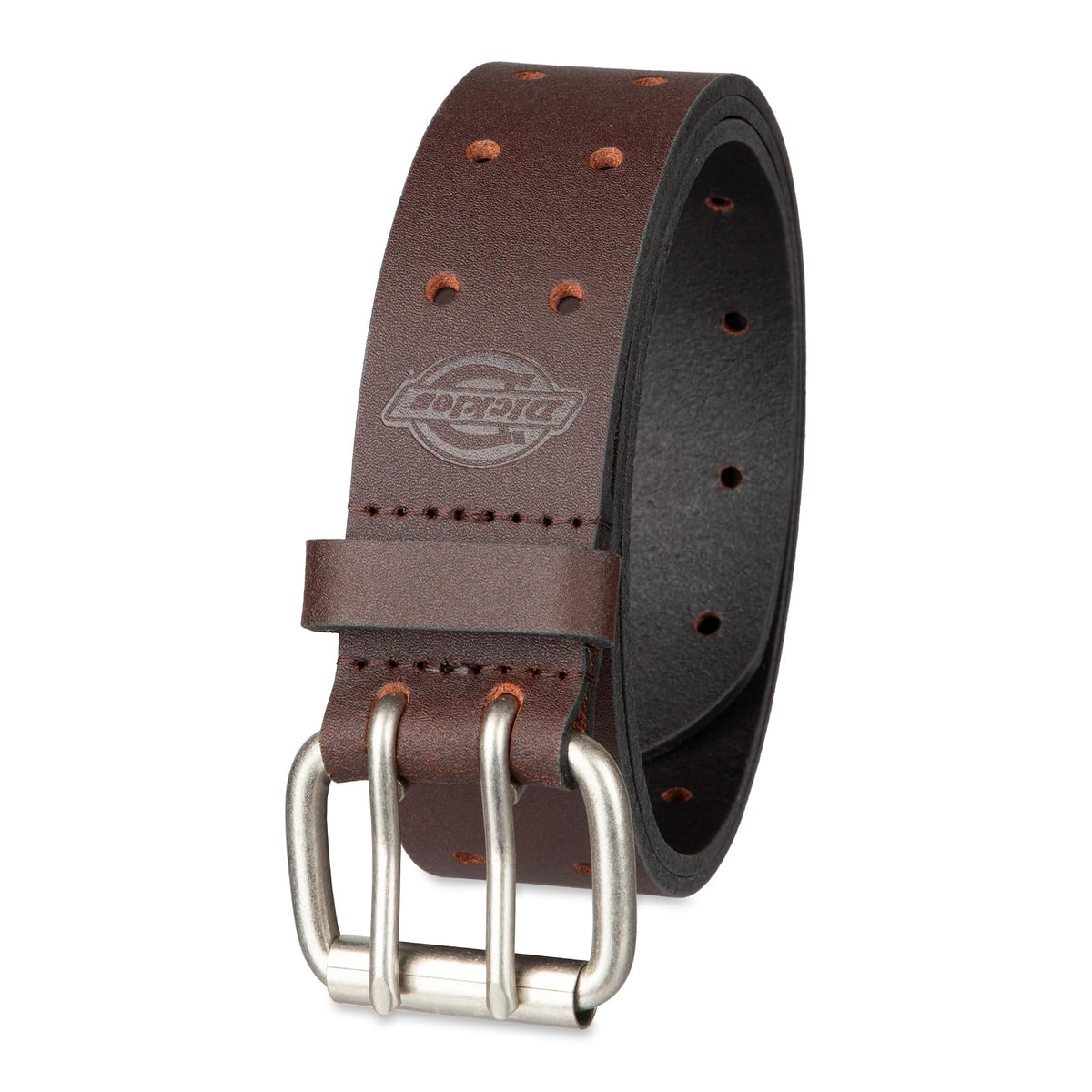 Dickies Men's Double Prong Belt - 38 - Marrón