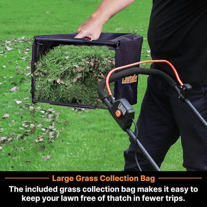 LawnMaster MEB1114K Cortacésped eléctrico con Cable de 15 Pulgadas, 11 amperios