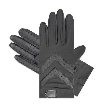 isotoner - Guantes cortos de elastano para mujer