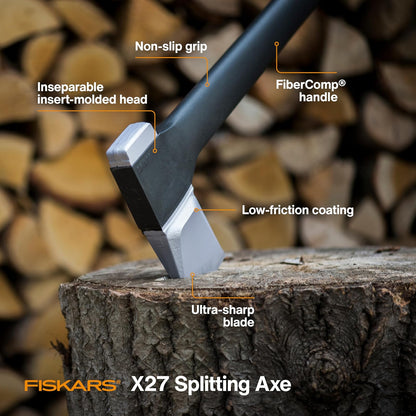Fiskars X27 Super Hacha División 36 Pulgadas Acero Forjado