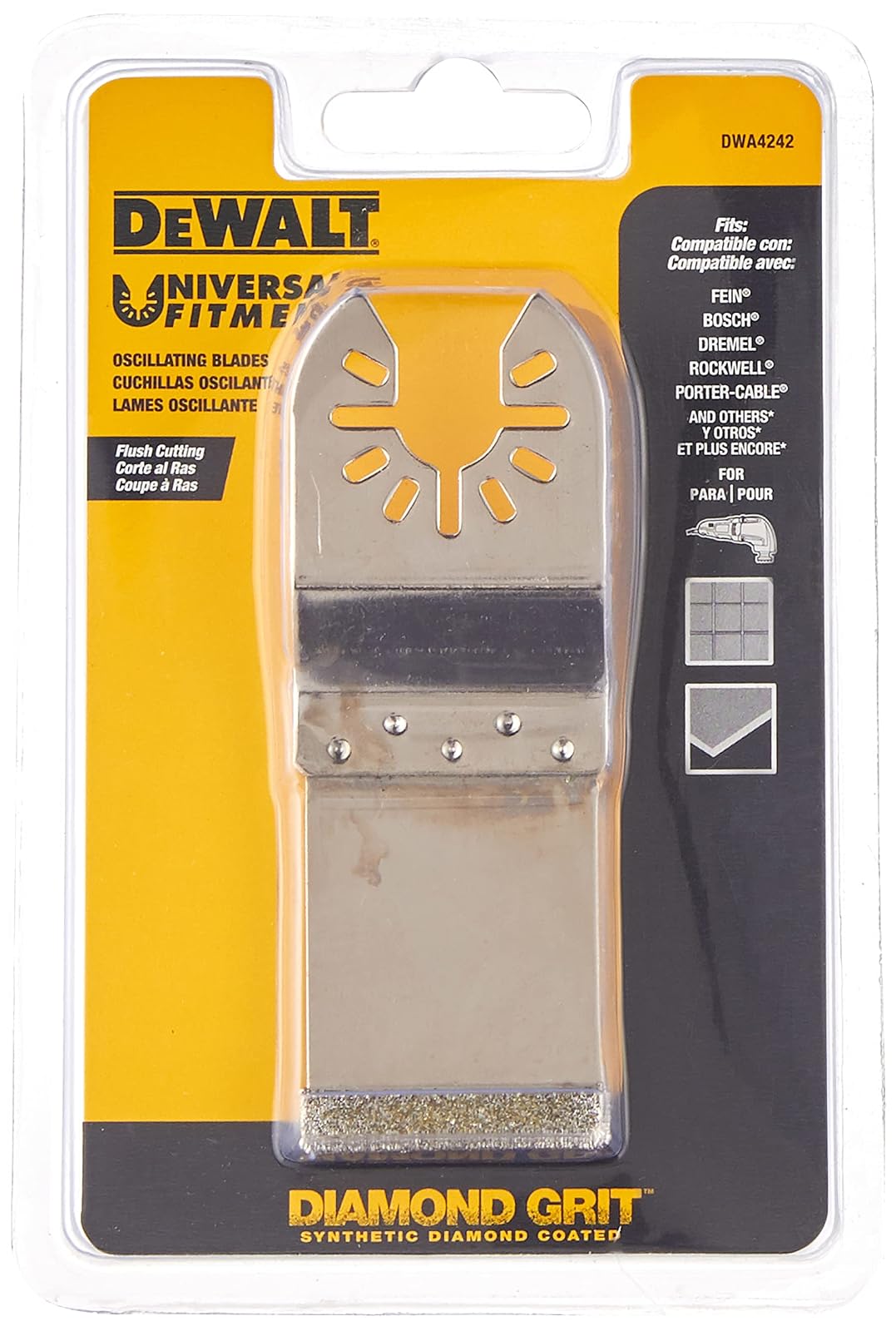 DeWalt dwa4242 Diamond - Flush Cut Hoja oscilante