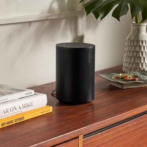 Sonos Era 100 Bocina Inalámbrica con Acústica y Conectividad de Última Generación Wi-Fi y Bluetooth - Negro