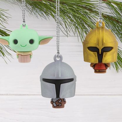 Hallmark Star Wars: The Mandalorian Mini Adornos de Navidad, irrompibles, Juego de 6, Regalos para Fans de Star Wars