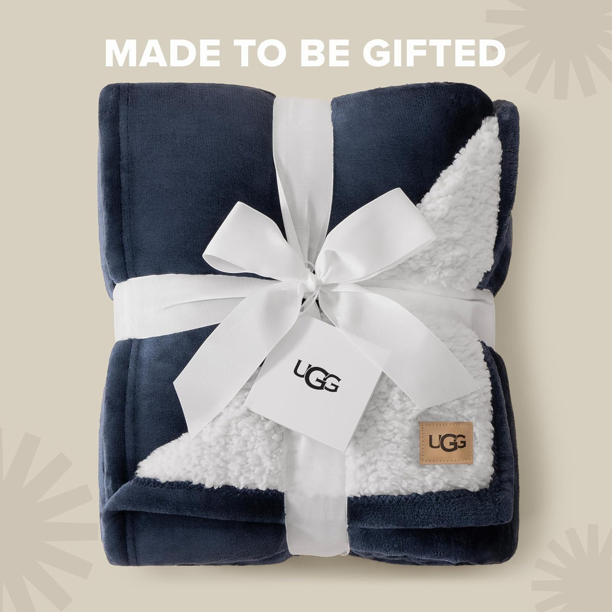 UGG Ariana - Manta de Forro Polar para Cama Individual/Individual XL, mullida, Reversible, Suave, acogedora, de Felpa Grande, cálida y de Gran tamaño, Lavable a máquina, decoración de recámara o Cama