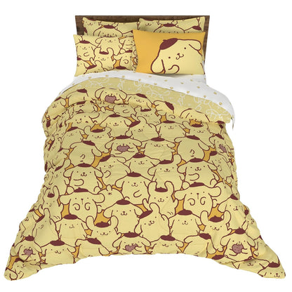 Franco Pokémon Juego de Ropa de Cama, 7 Piezas, Tamaño Matrimonial - 7 Piece Full Size - Pompompurina