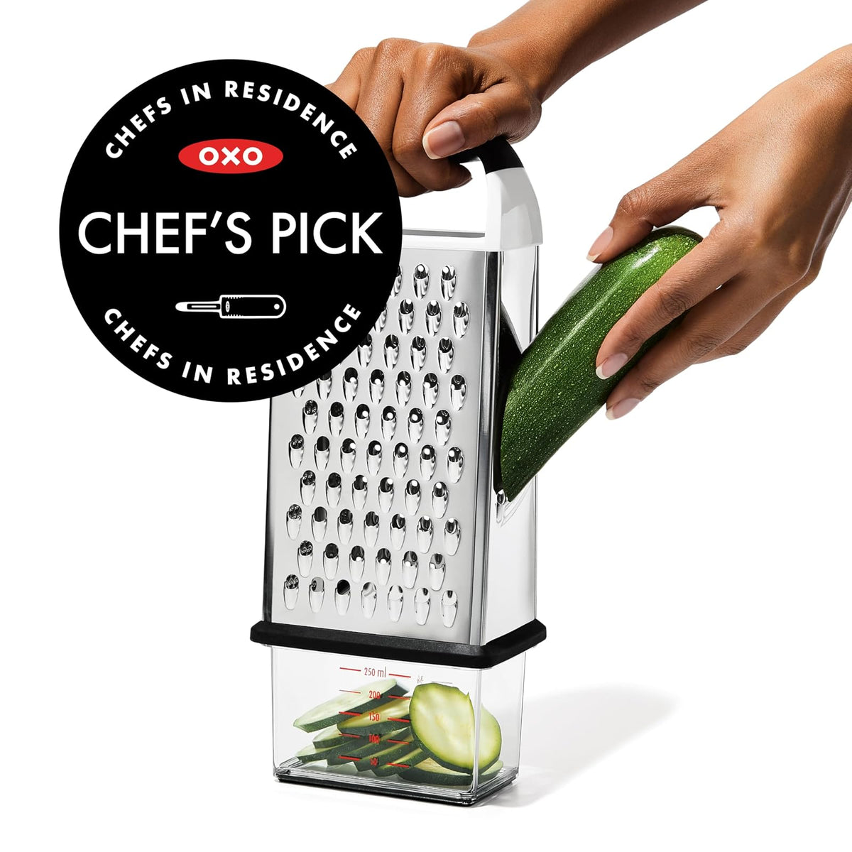 OXO Good Grips 1057961 Good Grips Box Grater, Silver
