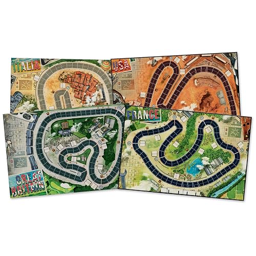 Heat Pedal to The Metal Board Game | Strategy | Grand Prix Racing Game | Fun Family Game for Kids and Adults | Ages 10+ | 1-6 Players | Average Playtime 60 Minutes | Made by Days of Wonder
