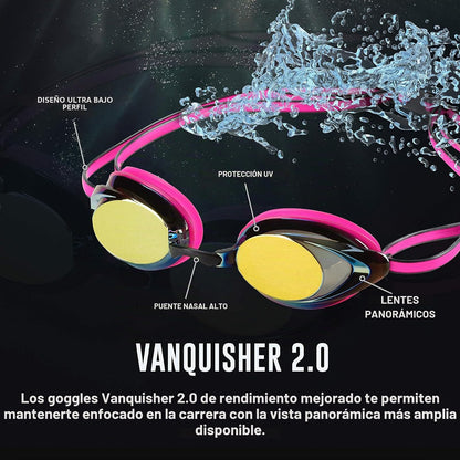 Speedo anteojos de natación Femeninas - Vanquisher 2.0 espejadas
