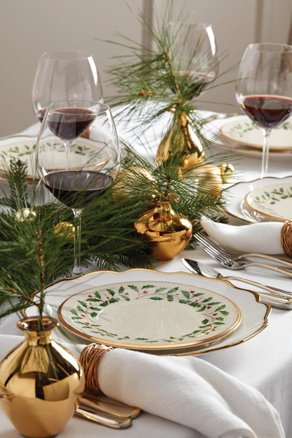 Lenox Holiday - Plato de ensalada, 1 unidad