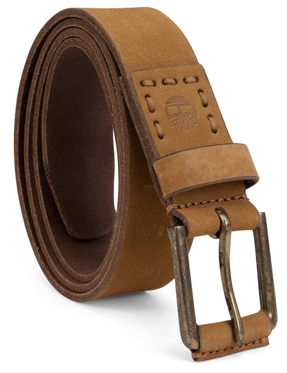 Timberland Cinturón Negro Hombre Golf 100% Cuero Cierre con hebilla Recto Sólido Adulto Hombres - Trigo - 36