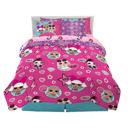 Franco Pokémon Juego de Ropa de Cama, 7 Piezas, Tamaño Matrimonial - 7 Piece Full Size - Lol Surprise