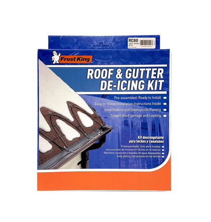 Frost King rc160 160 x 120 x 7 'Automático eléctrico techo Kits de cable, color negro, 24.3 m, Negro