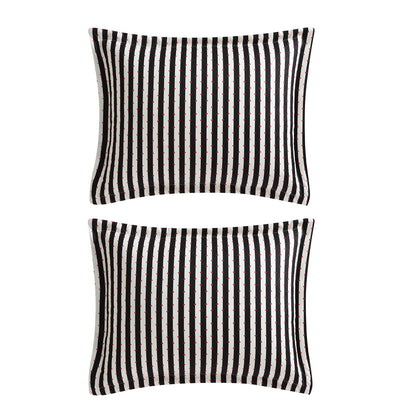 Betsey Johnson - Funda de edredón tamaño King, Juego de Cama Suave con Fundas a Juego, Esencial para Cama Ideal (Wonderland Stripe Black, King)