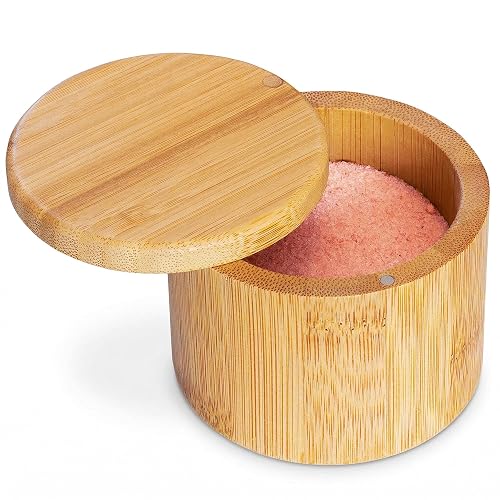 Totally Bamboo 202083 Recipiente para Sal con Tapa Magnetica